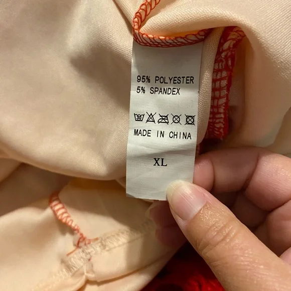 NWOT red lace midi sundress - Picture 5 of 11